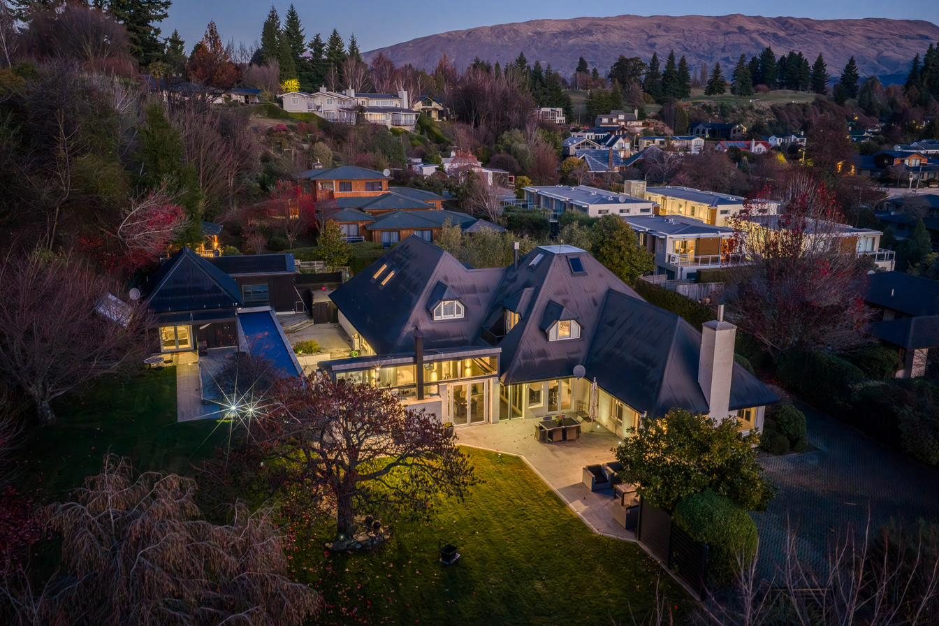 The whole Mishika estate at dusk